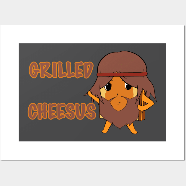 Grilled Cheesus Wall Art by gottyjArt